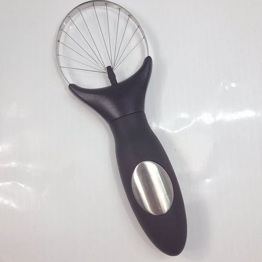 Progressive Avocado Slicer Silicone Grip Handle black scoop slice wire blade